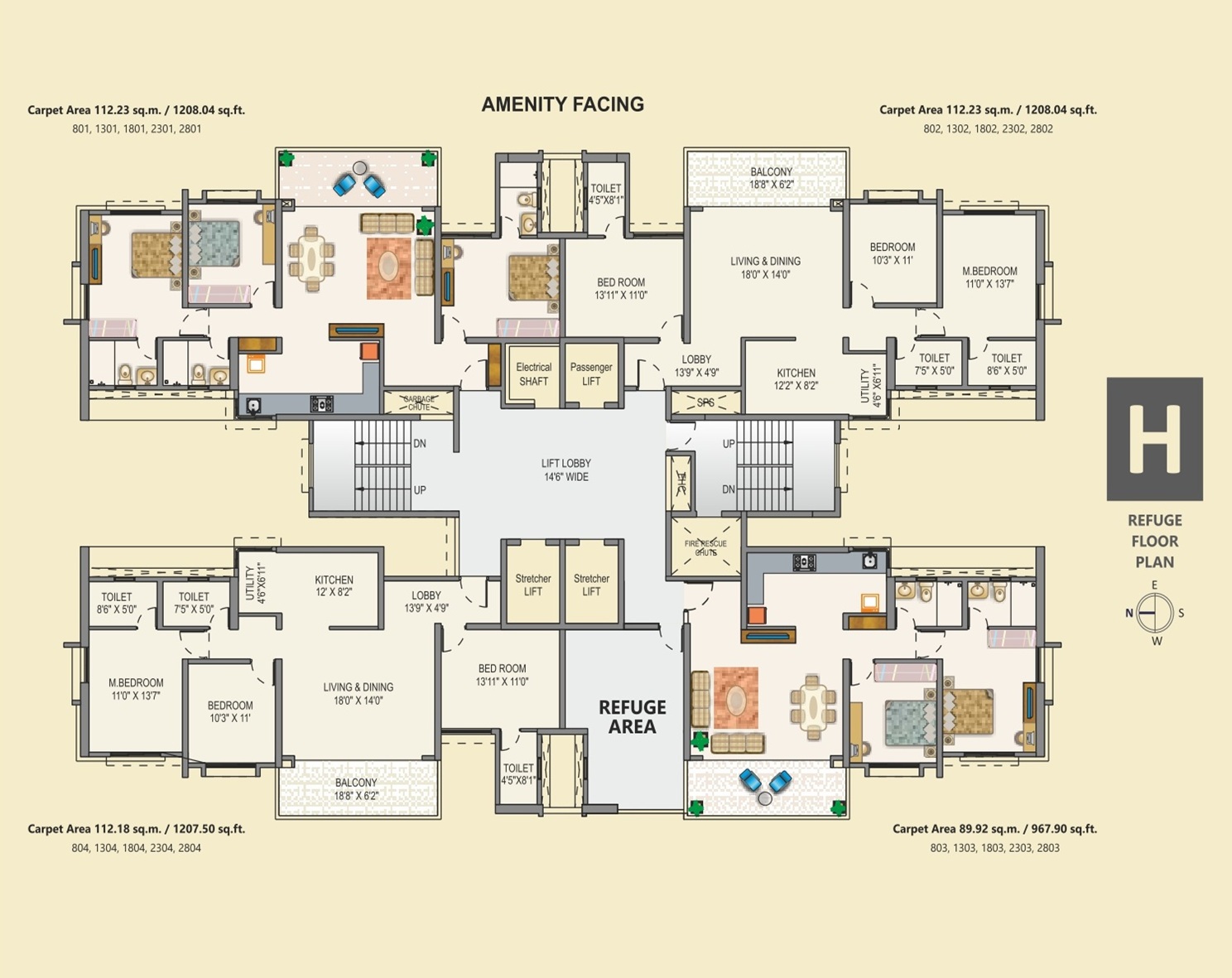 2 BHK Plan