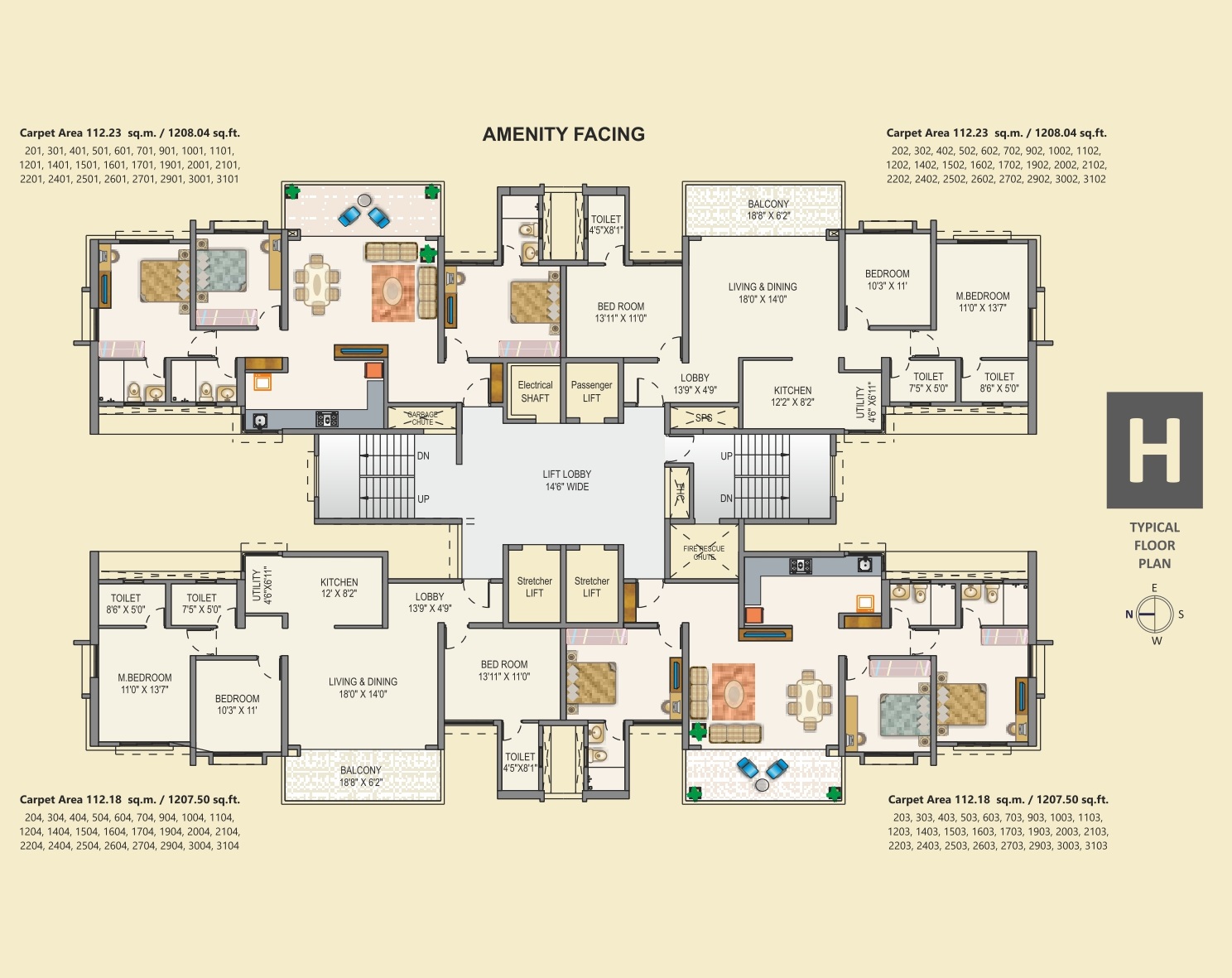 2 BHK Plan